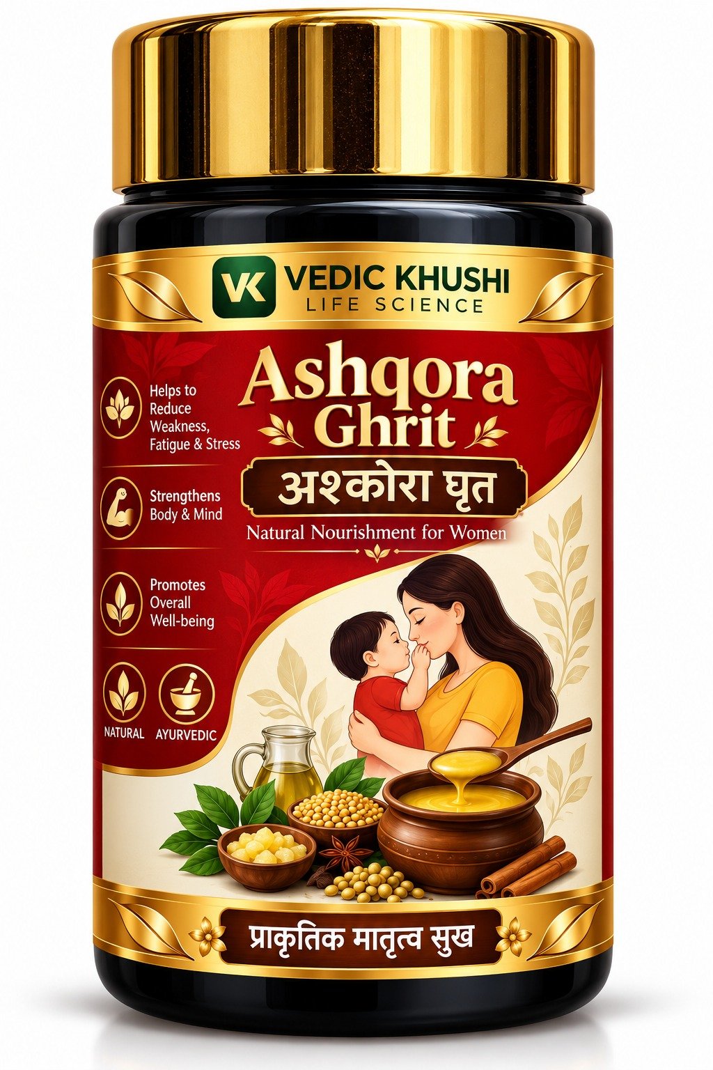 Ashqora Ghrit - Vedic Khushi Ayurvedic Product